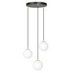 Emibig Lampa Wisząca Royal Stal Czarny | Nadaje Się Do 3x E14 - Max 10W