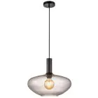 Nordlux Alton Lampa Wisząca Szkło Czarny | Nadaje Się Do E27